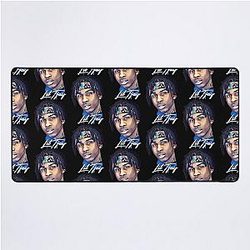 Animal Rapper Lil Tjay Hiphop Gift For Christmas Desk Mat