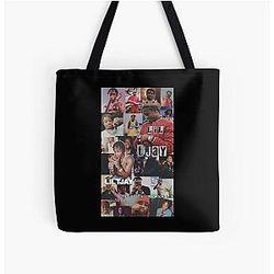 Lil Tjay Collage All Over Print Tote Bag