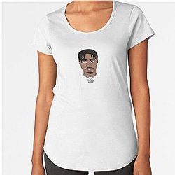 Lil Tjay Fan Art Premium Scoop T-Shirt