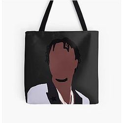 lil tjay silhouette All Over Print Tote Bag