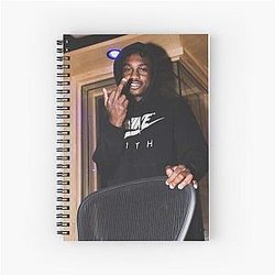 Lil Tjay Middle Finger Spiral Notebook