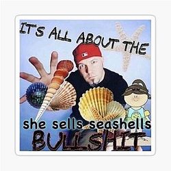 Limp Bizkit Seashells Sticker