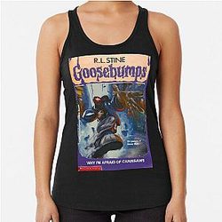Goosebumps vs limp bizkit music band Racerback Tank Top