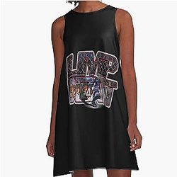 Cat Robots Limp Bizkit A-Line Dress
