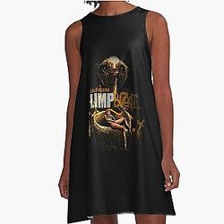 Amazing Limp Bizkit is an American Rap Rock A Line Dress