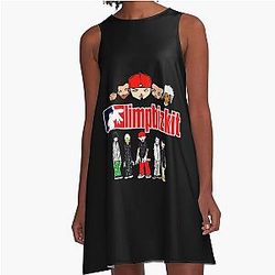 Amazing Limp Bizkit is an American Rap Rock A-Line Dress
