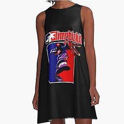 Amazing Limp Bizkit is an American Rap Rock A-Line Dress
