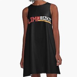 Limp Bizkit rapcore logo merch A-Line Dress