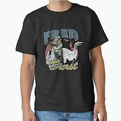 Fred Durst Limp Bizkit Caricature Vintage pour hommes, Eventail Cadeau Femme T-shirt classique