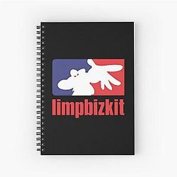 Black Cat and Limp Bizkit Spiral Notebook