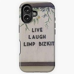 live laugh love bizkit iPhone Case