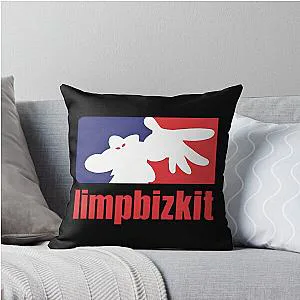 Black Cat Limp Bizkit Throw Pillow