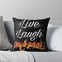 Live, Laugh, Limp Bizkit Throw Pillow