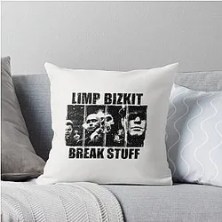 Limp Bizkit Vintage Pencil Style Throw Pillow