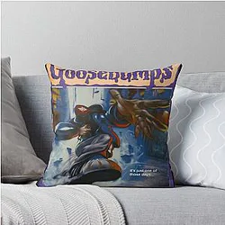 Goosebumps Music Band T-Shirt Throw Pillow