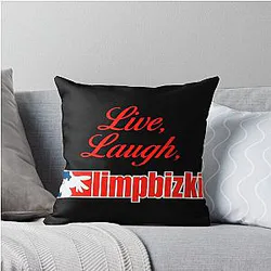 Live Laugh Limp Bizkit Throw Pillow