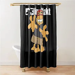 Limp Bizkit Garfield Shower Curtain