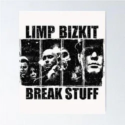 Limp Bizkit Vintage Pencil Style Poster