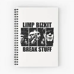 Limp Bizkit Vintage Pencil Style Spiral Notebook