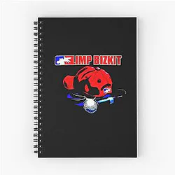 Rock Limp Bizkit Metal Spiral Notebook
