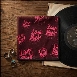 'Fire It Up' Limp Bizkit Scrapbook Collage Silk-Touch DTNK1407 Bandana - 23.6X23.6 inch Limp Bizkit Accessories