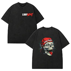 Limp Bizkit Melting Name Laughing DTNK2906 Washed Shirt Limp Bizkit T-Shirts