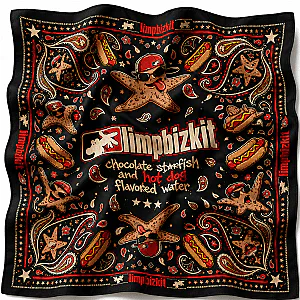 [Exclusive Release] Chocolate Starfish & Hot Dog Flavored Water Limp Bizkit Bandana