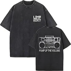 Washed Pump Up The Volume LA2609 Limp Bizkit T-Shirts
