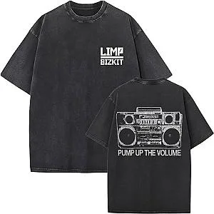 Washed Pump Up The Volume LA2609 Limp Bizkit T-Shirts