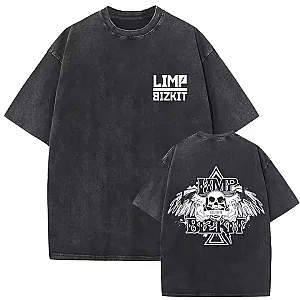 Washed Morningboy LA2609 Limp Bizkit T-Shirts
