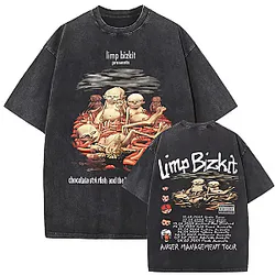 Washed Vintage Anger Management Tour LA2609 Limp Bizkit T-Shirts