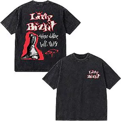 Washed Lover Premium LA2609 Limp Bizkit T-Shirts
