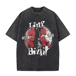 Washed Vintage Rock Band LA2609 Limp Bizkit T-Shirts