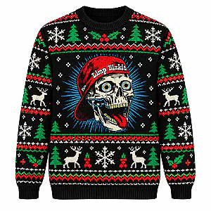 Red Cap Skull Graphic DTNK1210 Limp Bizkit Sweatshirts