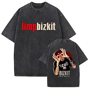 Grunge Band DK1510 Washed Limp Bizkit T-Shirts