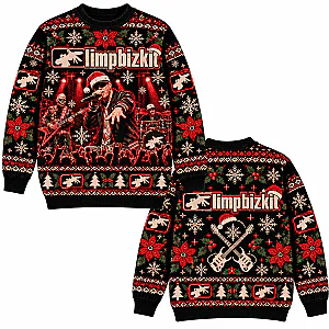 Band Concert & Santa Guitars Christmas LA1510 Limp Bizkit Sweatshirts