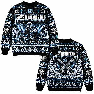Band Ice & Snow Guitars Christmas LA1510 Limp Bizkit Sweatshirts