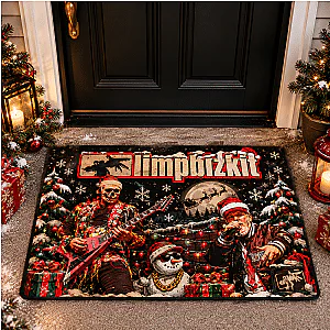 Snowman DJ & Rock Guitar Christmas LA1610 Limp Bizkit Doormats