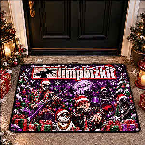 Santa Sleigh & Skull Gifts Christmas LA1610 Limp Bizkit Doormats