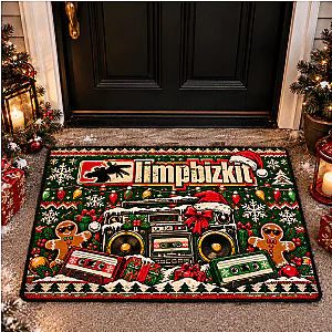 Winter Ravens & Full Moon Christmas LA1610 Limp Bizkit Doormats