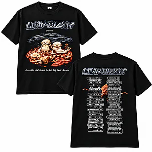 Chocolate Starfish and Hot Dog Flavored Water DK1410 Limp Bizkit T-Shirts