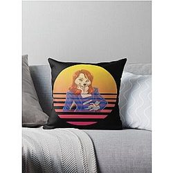 Lindsay Lohan Furry NFT fursona the Lindsay Lohan Furry Tweet Throw Pillow