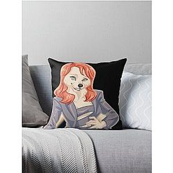 Fursona Lindsay Lohan Furry NFT Lindsay Lohan Furry Tweet Throw Pillow