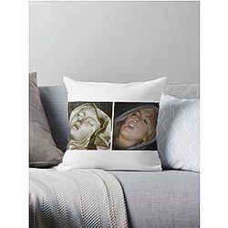 aesthetic Lindsay Lohan throw pillow
