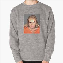 Lindsay Lohan Mugshot 2010 Sweatshirt