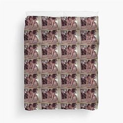 Tyler Shields work on Lindsay Lohan Duvet Cover