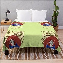 Fursona Lindsay Lohan Furry NFT Throw Blanket