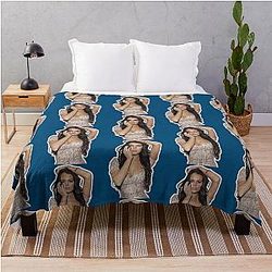 Party with Lindsay Loahn Throw Blanket
