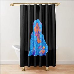 Lindsay Lohan Furry NFT fursona Lindsay Lohan Furry Shower Curtain