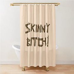 Skinny Bitch Lindsay Lohan Shower Curtain